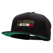 Mexican Independence Embroidered Wool Blend Prostyle Snapback