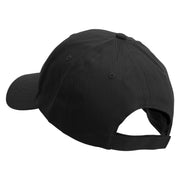 US Air Force Embroidered Low Profile Organic Cotton Cap - Black OSFM