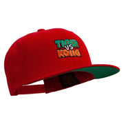 Tiger Vs Kong Embrodiered Wool Blend Prostyle Snapback Cap - Red OSFM