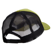 Christmas Decoration and Ball Embroidered Summer Foam Mesh Trucker Cap - Cactus-Black OSFM