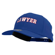 Lawyers Embroidered Solid Cotton Twill Pro Style Cap - Royal OSFM