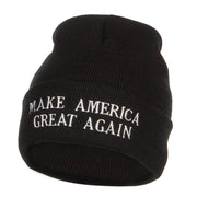 Make America Great Again Embroidered Long Beanie