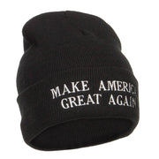 Make America Great Again Embroidered Long Beanie