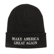 Make America Great Again Embroidered Long Beanie