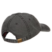 Austin Embroidered Washed Buckled Cap