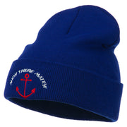 Ahoy There Matey Embroidered Beanie