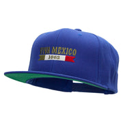 Mexican Independence Embroidered Wool Blend Prostyle Snapback