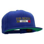 Mexican Independence Embroidered Wool Blend Prostyle Snapback