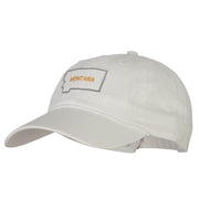 Montana with Map Outline Embroidered Washed Cotton Twill Cap