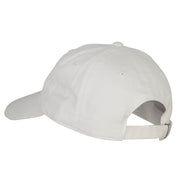 Montana with Map Outline Embroidered Washed Cotton Twill Cap