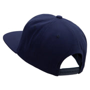 Tiger Vs Kong Embrodiered Wool Blend Prostyle Snapback Cap - Navy OSFM