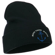 Ahoy There Matey Embroidered Beanie