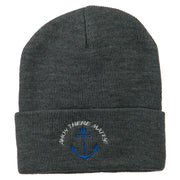 Ahoy There Matey Embroidered Beanie