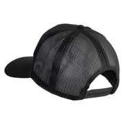 U.S. Marine Corps First to Fight Patched Solid Cotton Twill Mesh Prostyle Cap - Black OSFM
