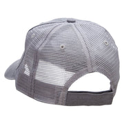 Embroidred Nautical Star Patched Washed Trucker Cap