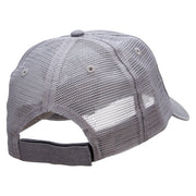 Embroidred Nautical Star Patched Washed Trucker Cap