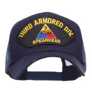 US Army Third Division Patched Mesh Cap