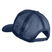 U.S. Navy Eagle Blue Patched Solid Cotton Twill Mesh Prostyle Cap - Navy OSFM