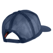 U.S. Navy Eagle Blue Patched Solid Cotton Twill Mesh Prostyle Cap - Navy OSFM