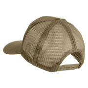U.S. Navy Eagle Blue Patched Solid Cotton Twill Mesh Prostyle Cap - Khaki OSFM
