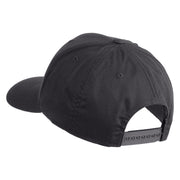 Pine Tree Patched Retro Cotton Blend Snapback Cap - Charcoal OSFM