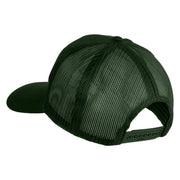 U.S. Marine Corps First to Fight Patched Solid Cotton Twill Mesh Prostyle Cap - Dark Green OSFM