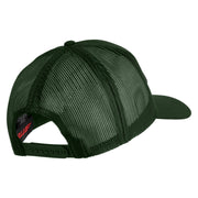 U.S. Marine Corps First to Fight Patched Solid Cotton Twill Mesh Prostyle Cap - Dark Green OSFM