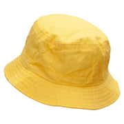 Mardi Maracas Embroidered Pigment Dyed Bucket Hat - Yellow OSFM