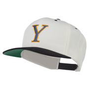 Greek Alphabet Upsilon Embroidered Classic Two Tone Cap