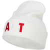 Austria AUT Flag Embroidered Long Beanie