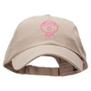 Lady's Smile Low Profile Pet Spun Washed Cap - Khaki OSFM