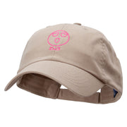 Lady's Smile Low Profile Pet Spun Washed Cap - Khaki OSFM