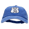 US 30 Embroidered Unstructured Cotton Cap