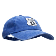 US 30 Embroidered Unstructured Cotton Cap