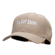 HA GOT EMM Embroidered Cotton Twill Pro Style Cap