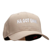 HA GOT EMM Embroidered Cotton Twill Pro Style Cap