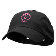 Lady's Smile Low Profile Pet Spun Washed Cap - Black OSFM