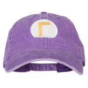 Wario Waluigi Embroidered Washed Cotton Twill Cap