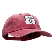 US 30 Embroidered Unstructured Cotton Cap