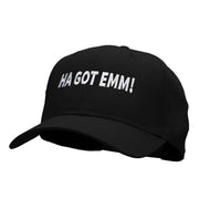 HA GOT EMM Embroidered Cotton Twill Pro Style Cap