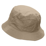 Mardi Maracas Embroidered Pigment Dyed Bucket Hat - Khaki OSFM