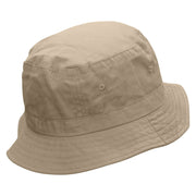 Mardi Maracas Embroidered Pigment Dyed Bucket Hat - Khaki OSFM