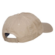 USA with American Flag Embroidered Low Cap