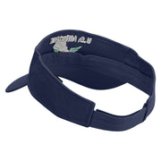 Air Force Embroidered Cotton Twill Sun Visor - Navy OSFM