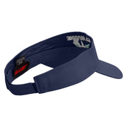 Air Force Embroidered Cotton Twill Sun Visor - Navy OSFM