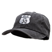 US 30 Embroidered Unstructured Cotton Cap