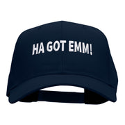 HA GOT EMM Embroidered Cotton Twill Pro Style Cap