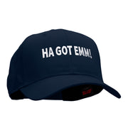 HA GOT EMM Embroidered Cotton Twill Pro Style Cap