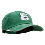 US 30 Embroidered Unstructured Cotton Cap