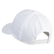 Large C Patched Retro Cotton Blend Snapback Cap - White OSFM